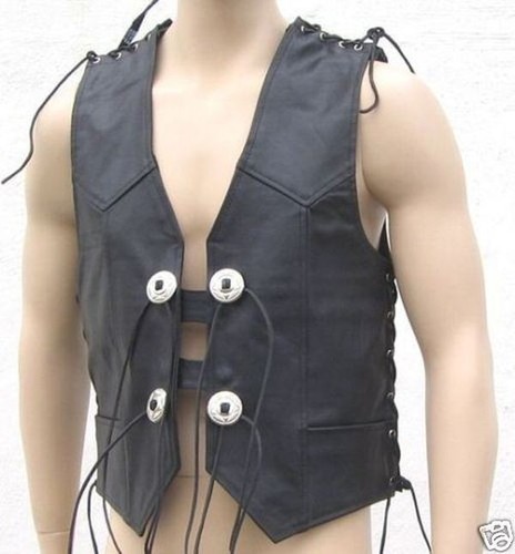 Leder kutte lederweste - lederweste,