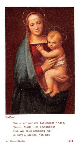 Heiligenbild holycard maria - ,
