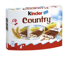 FERRERO KINDER COUNTRY 213g - 9er Pack - Schokolade - Milch - Cerealien -
