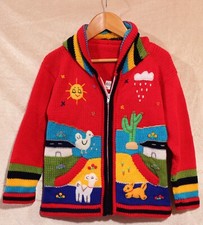 Kinder Strickjacke rot