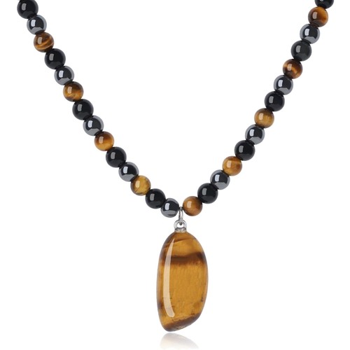 Herren perlenkette naturstein - herren,