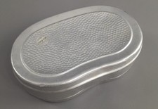 Uralt ALT Alu-Brotdose "STANZILA" campen Camper Outdoor gedeckter Tisch Vintage