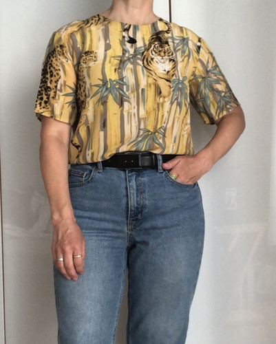 Seidenbluse top s m - seidenbluse,, top,
