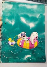 Diddl Spiralblock, liniert, 1 Blatt A4 mit Block Schwimmreifen #1344.002