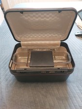 DARIO Kosmetik Koffer Damen Grün Uni 31x20cm Beauty Case mit Logo  Wie Neu..