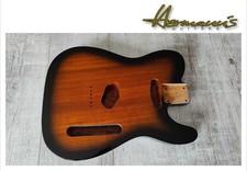 Tele Roasted Swamp Ash Body, 3-teilig, Finish Amber Burst, Gewicht  nur 2,0 kg