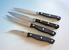 4 Küchenmesser Messer Kochmesser Edelstahl Monogram / Johann kuppels (F024-1950)