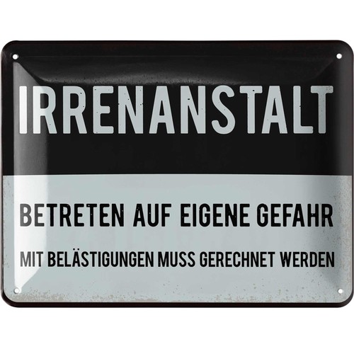 Retro blechschild sprüche - retro,