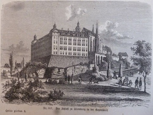 Holzstich das schloss zu - -,