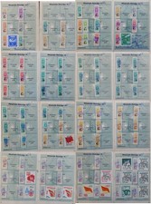 Fiskalmarken DDR Beitraggsmarken und Spendenmarken FDGB 1961 bis 1990 (!)