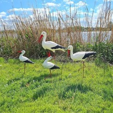 Störche Familie Set 4x Storch