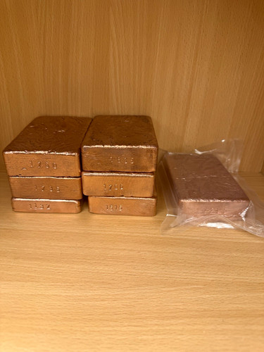 Handgegossene kupferbarren - kupferbarren,