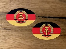 2x GDR sticker flag car