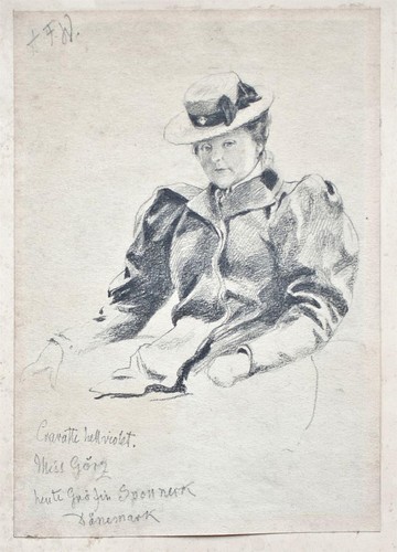 Fritz werner frauenporträt - fritz,