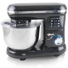 Küchenmaschine 4,5Liter Rührmaschine Backen Multimaschine 600Watt Backen Schwarz