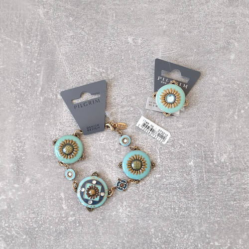 Pilger set armband brosche - 2,