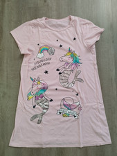 Nachthemd Einhorn rosa Glitzer