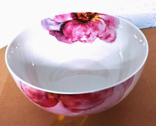 V&B VILLEROY & BOCH - ROSE GARDEN - große Salatschale ca.23x 10 cm-Weiß m.Blumen