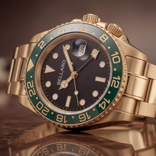 Bellaro gmt style uhr - -, nh35