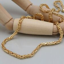 Kette Königskette 2,6 x 2,6 mm in 585/14K Gelbgold massiv Länge 61,0 cm