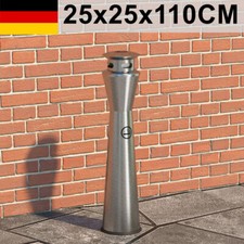 110cm Edelstahl Aschenbecher