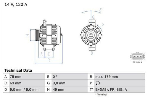 Bosch lichtmaschine 986 - bosch,
