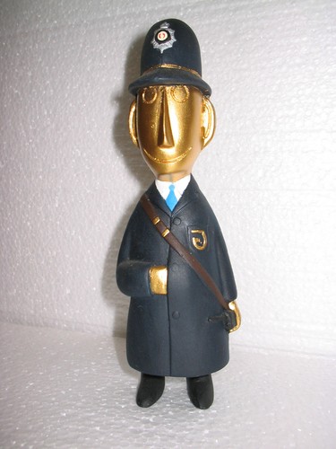 Polizei figur eierkopf - polizei,