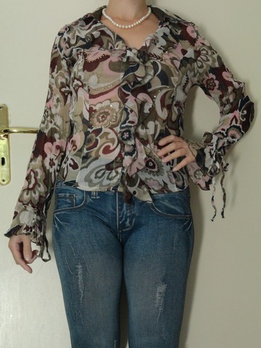 Biba bluse mit - biba, perlen