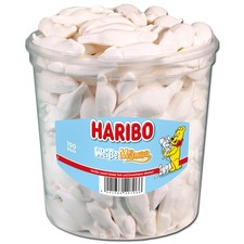 (7,57€/1kg) Haribo Weiße Mäuse, Schaumzucker, 150 Stück
