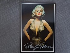 Postkarte Marilyn Monroe, goldenes Kleid