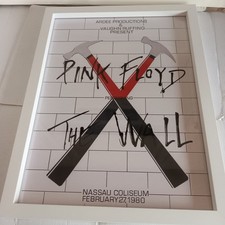 Gerahmter pink floyd tour - a4,