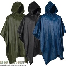 MILITÄR PONCHO BASIC REGENPONCHO OUTDOOR REGENUMHANG BW NÄSSESCHUTZ JAGD ANGELN