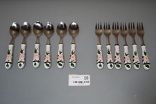 Villeroy & Boch Wild-Rose Besteck-Set - 12-teilig Kuchen Gabeln-Löffel ca17 cm