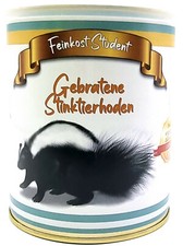 Gekochte Stinktierhoden aus