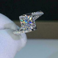 2Ct Rund Schliff Moissanit