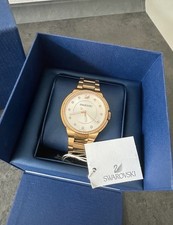 Swarovski Damen Armbanduhr roségold mit Swarovski-Steinen - Guter Zustand