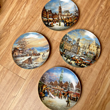 Sammel-Weihnachtsteller Seltmann Historische deutsche Weichnachtsmärkte