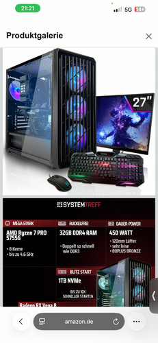 Gaming komplett set - pc,