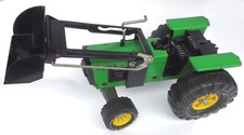 Tonka 51001 Farm Traktor Schaufel grün Frontlader Blechspielzeug Blech 70er
