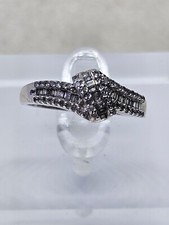 9 Karat Weißgold Diamantring