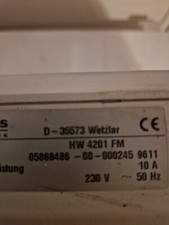 Buderus HW 4201 FM 05868486     1 Jahr Garantie 