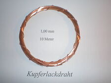  (GP 1m=0,57€)  10 m Kupferlackdraht-  1,00 mm Lack - CU-Draht