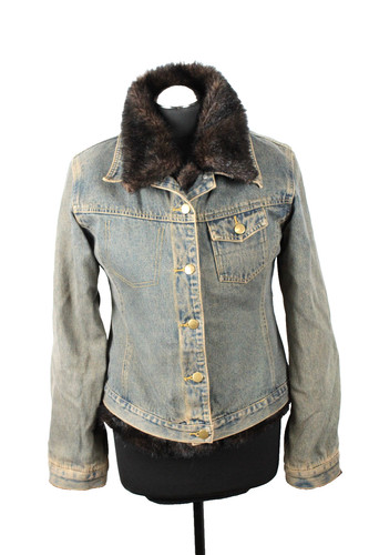 Jeans jacke damen m mit - jacke,