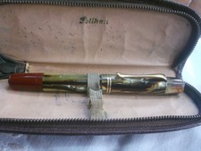 Seltene Pelikan Füller 101N  schildpatt-rot von 1930-50 er Jahre  aus Erbschaft.