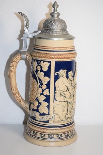 Bierkrug reliefkrug defregger - bierkrug,