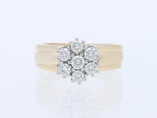 Top Preis Ring 0,60 ct. Brillanten 585 Gelb Gold Deutschland um 1980 deta