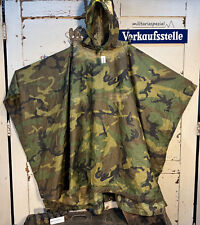 Orig. US Armee Wet Weather Regenponcho Woodland Ripstop 1983 Sammler #2379