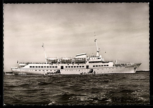 Passagierschiff wappen von - ak,