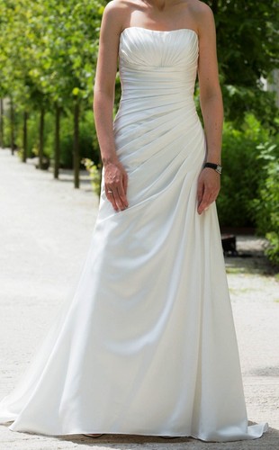 Bodenlanges bustier brautkleid - bodenlanges, bustier-brautkleid