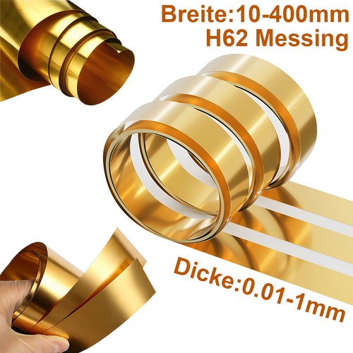 Messingblechstreifen - 0,01,
